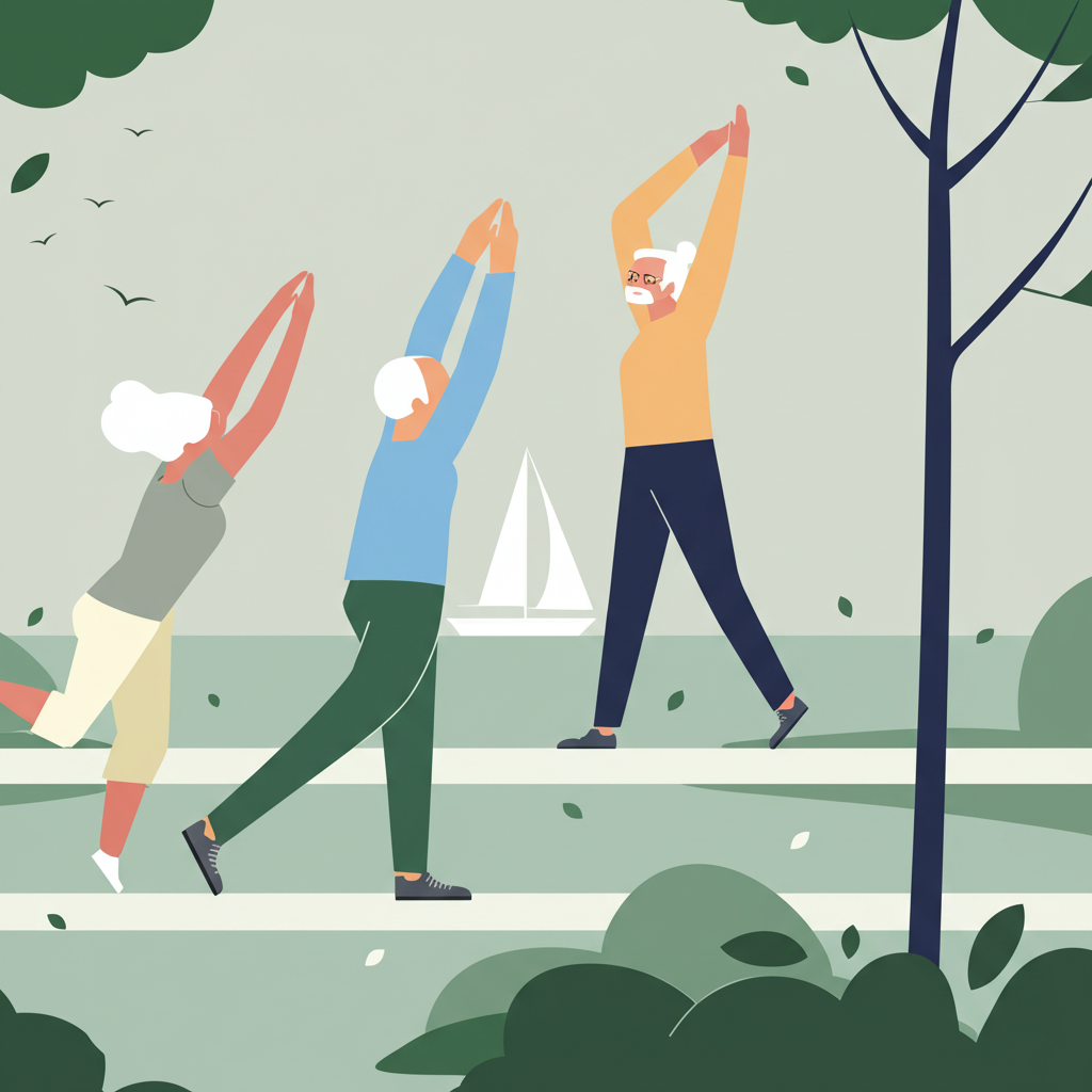 アクティブなシニアの方々